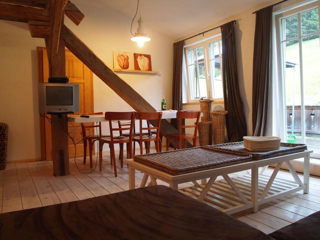 Landhof Schober Appartementen Weissbriach Oda fotoğraf